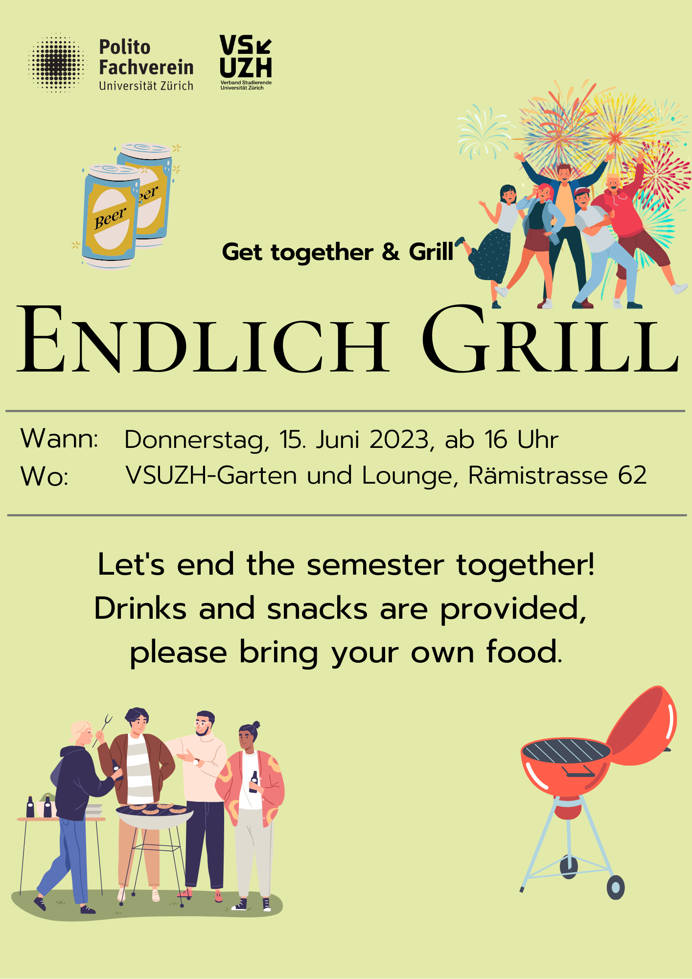 Endlich Grill, 15.6.2023 / FS23