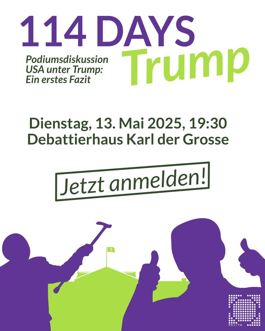 114 Tage Trump – ein erstes Fazit, Podiumsdiskussion, 13. 5.2025 / FS25